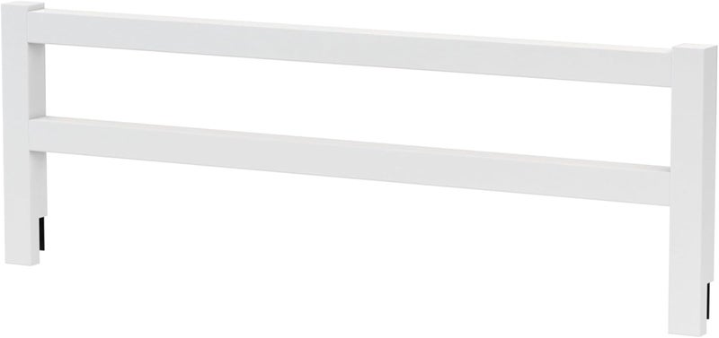 CC KITS Safety Guard Rail for Baby, Kids, and Children - Solid Wood Safety Bed Rail for Toddlers - Easy Installation - Premium Protection for Bunk, Twin, Full, Queen and King Size Beds - (Bianca White-Delta) - Image 1